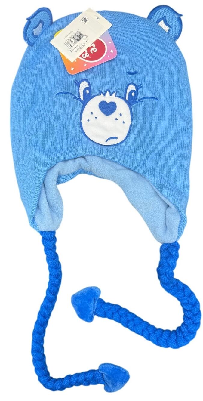 Care Bears Womens Plush Faux Fur Earmuff Knit Gloves Set NWT Cheer Bear Pink OS